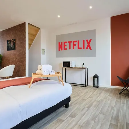 Ng Suitehome - Lille I Centre I Grand Place - Balneo - Netflix - Wifi *